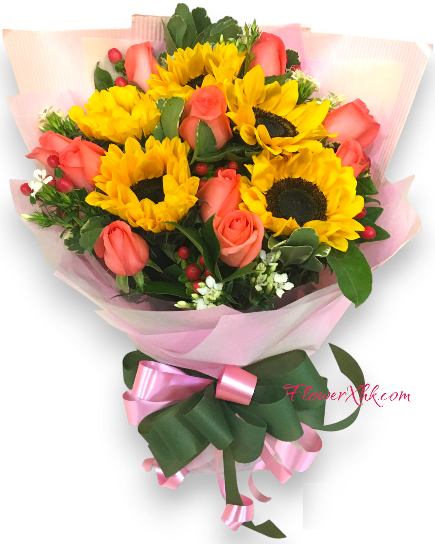 向日葵玫瑰花束(B45RS)