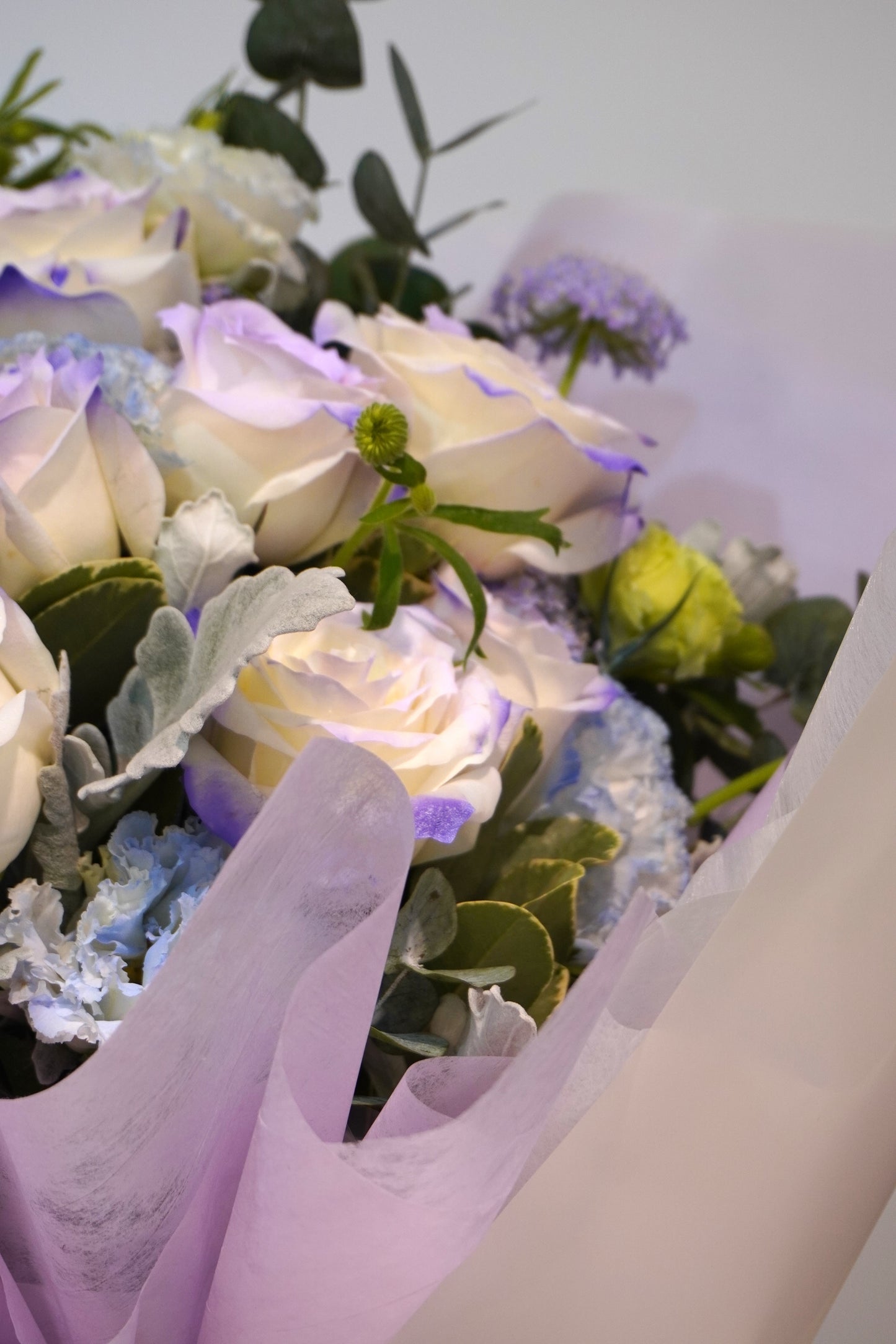 淡紫玫瑰花束(B40R)