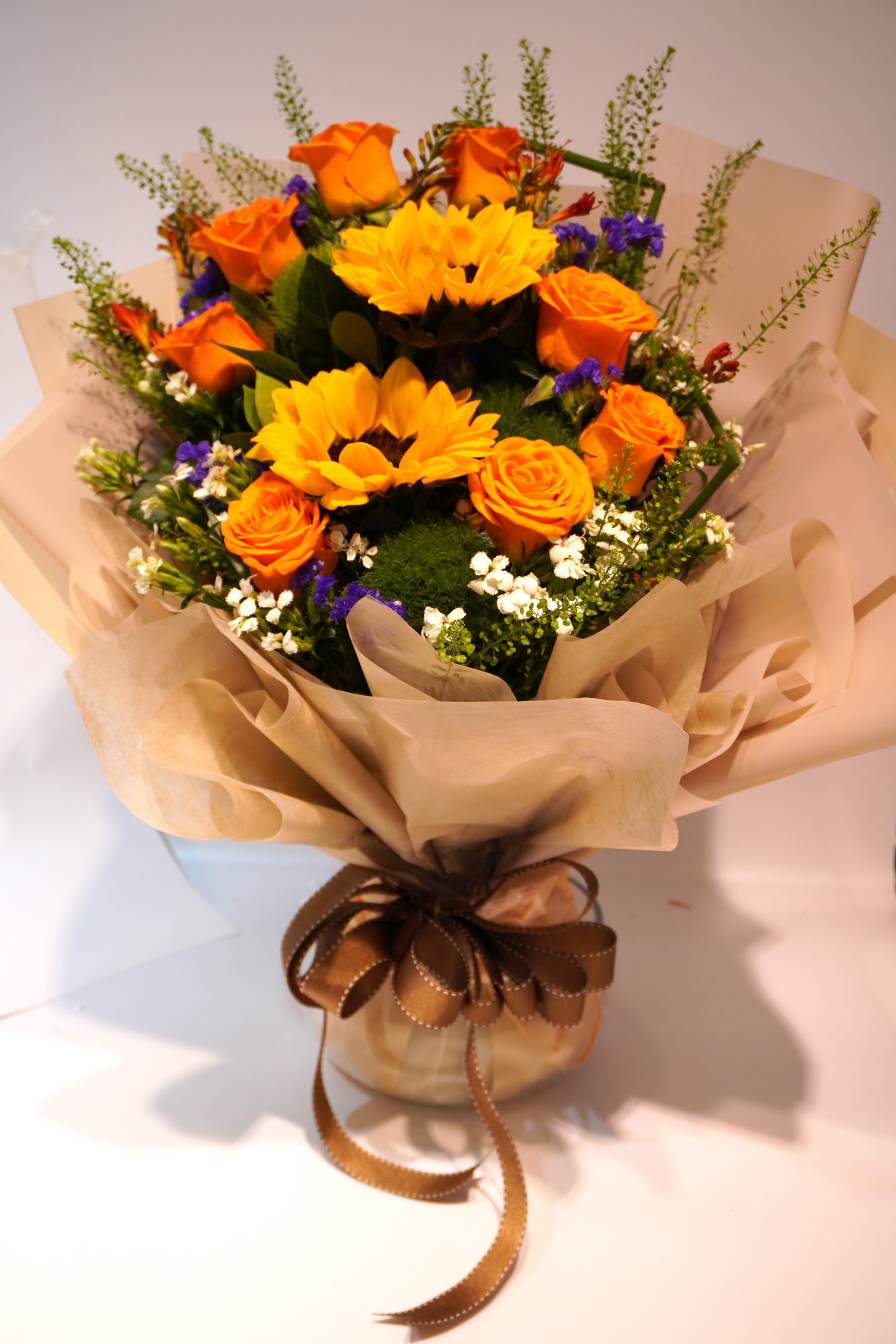 向日葵玫瑰花束(B41RS)